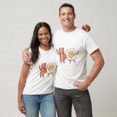 Schattig bacon en ei beste vrienden t-shirt (Unisex)