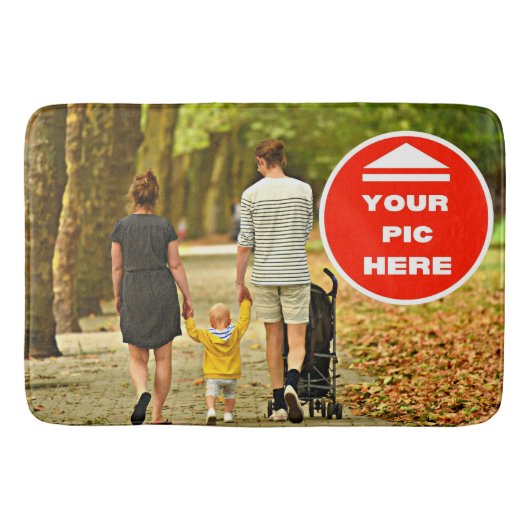 Schattig! Badmat - gepersonaliseerd - groot (Voorkant)