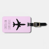 Schattig bagagelabel voor acrylverplaatsing, uit d (Voorkant horizontaal)