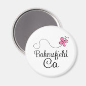 Schattig Bakersfield CA Californië Vlinder Gift Magneet (Voorkant / Achterkant)