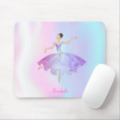 Schattig Ballerina Holographic Muismat (Met muis)