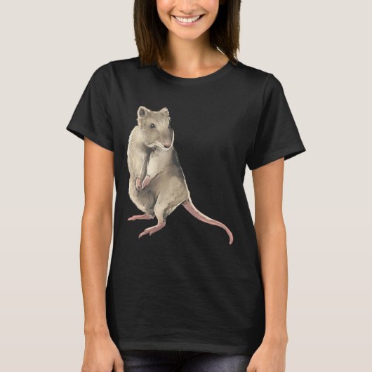 Schattig bang klein ratje t-shirt (Voorkant)