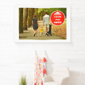 Schattig! Banner - Gepersonaliseerd - 4'x6' (Insitu)
