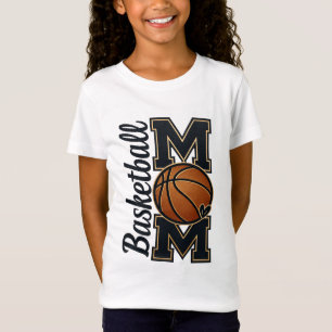 Schattig Basketbal Moeder Speeldag Sport Cadeau T-shirt