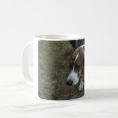 Schattig Basset Hond Koffiemok (Voorkant links)
