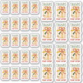 Schattig Bedankt voor Uw Bestelling Kerstcadeau 32 Sticker (Voorkant)