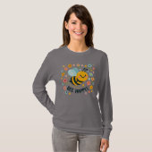 Schattig Bee Happy T-shirt (Voorkant volledig)