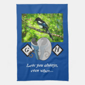 Schattig beeldschermglas met magnetisch scherm Fot Theedoek (Verticaal)