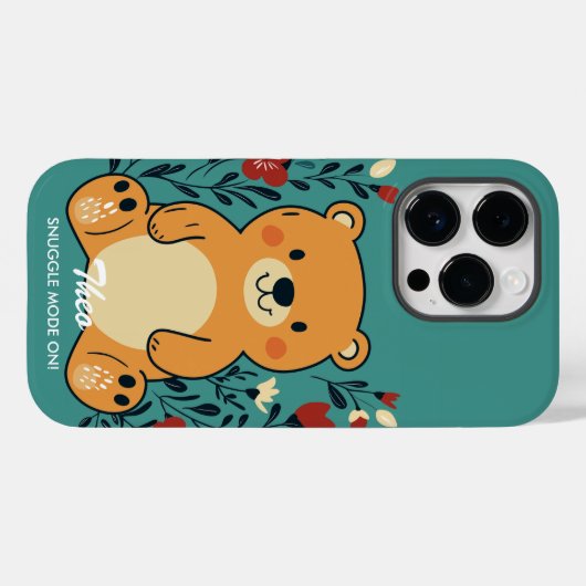 Schattig Beer Charm - Gezellige & Schattigee Vibes Case-Mate iPhone Case (Achterkant (horizontaal))