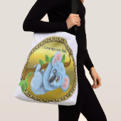 Schattig beer koala hangen aan een boomtak crossbody tas (Dichtbij)
