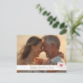 Schattig Beer met koffiekleurige rand Feestdagenkaart (Staand voorkant)