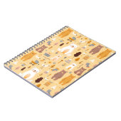 Schattig Beer patroon Notitieboek (Linkerzijde)