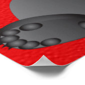 schattig beer poster (Hoek)