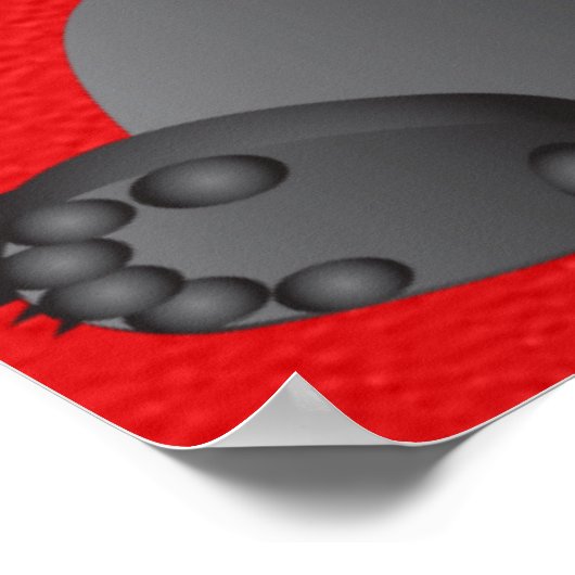 schattig beer poster (Hoek)