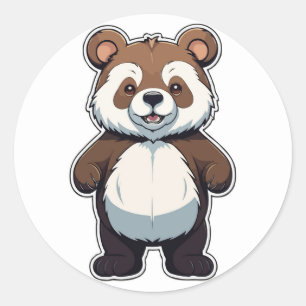 Schattig Beer Sticker - Een Schattigee en knuffeli