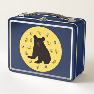 Schattig Beer van kleine honingbijen