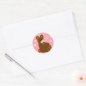 Schattig Beertje Ronde Sticker (Envelop)