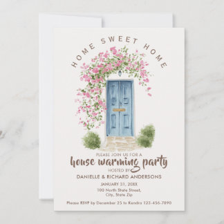 Schattig Beige Bruin Huis Bloem Huis Verwarmingsfe Kaart