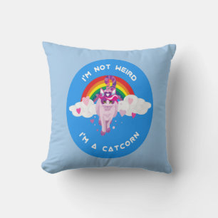 Schattig ben ik niet raar dat ik een Catcorn ben Kussen