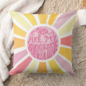 Schattig ben je mijn zonnige heldere Waterverf Kussen (Deken)