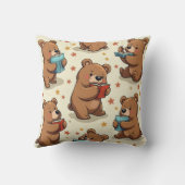 schattig beren kussenkussen kussen (Achterkant)