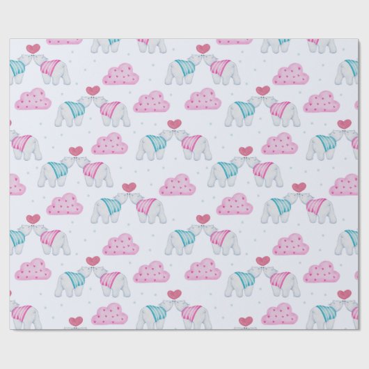 Schattig Beren — Verpakkingspapier Cadeaupapier (Vlak)