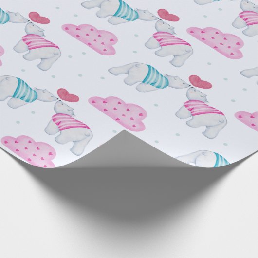 Schattig Beren — Verpakkingspapier Cadeaupapier (Hoek)