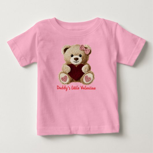 schattig berenbaby eerste Valentijnsshirt T-shirt (Voorkant)