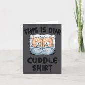 Schattig Berenstel Dit Is Onze Knuffel  Kaart (Voorkant)