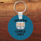 Schattig Berenstel Dit Is Onze Knuffel Sleutelhanger (Voorkant)