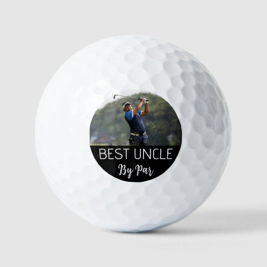 SCHATTIG! 🏌️ Beste oom door Par Golfbal Golfballen (Voorkant)