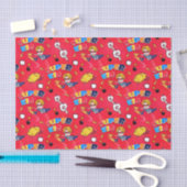 schattig betegeld superheldenpatroon tissuepapier (Craft)