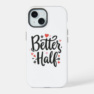 Schattig "Betere Helft" Koppel Hoesje - Romantisch iPhone 15 Case