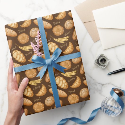 schattig betonnen bakkerijbrood cadeaupapier (Geschenken)