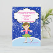 Schattig bevallen ijskaartje kaart (Staand voorkant)