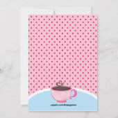 Schattig bevallen ijskaartje kaart (Achterkant)