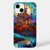 schattig bevlekt magisch kasteel Case-Mate iPhone case (Achterkant)