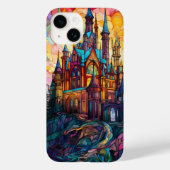 schattig bevlekt magisch kasteel Case-Mate iPhone case (Achterkant)