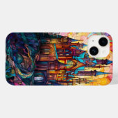 schattig bevlekt magisch kasteel Case-Mate iPhone case (Achterkant (horizontaal))