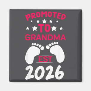 Schattig Bevorderd Tot Oma 2026 Eerste Keer Oma 2 Magneet