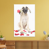 schattig, bewondering, romance, liefde, canvas afdruk (Insitu (Woonkamer))