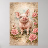 Schattig Biggetje uit het Verleden Poster (Voorkant)