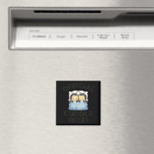 Schattig Bijenpaar Knuffelt Magneet (Insitu (Vaatwasser))