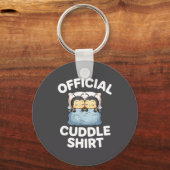 Schattig Bijenpaar Knuffelt Sleutelhanger (Voorkant)