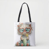 SCHATTIG BIJZONDER ZOMERTHEMA KITTEN TOTE BAG (Voorkant)