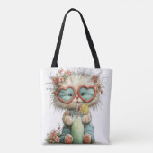SCHATTIG BIJZONDER ZOMERTHEMA KITTEN TOTE BAG (Achterkant)
