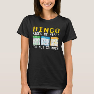 Schattig Bingo Voor Casino Spel Bingo T-shirt