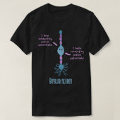 schattig bipolair neuron t-shirt (Design voorkant)