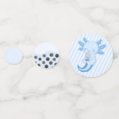 Schattig Blauw Axolotl Boba Tea Boys Verjaardagsfe Confetti (Voorkanten)