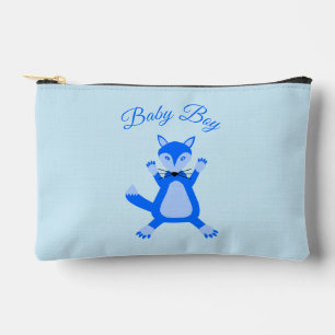 Schattig blauw baby jongen vos aangepaste geslacht etui